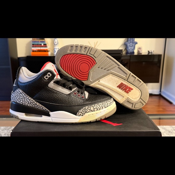 Jordan Other - Jordan Sneakers with Black, Gray, and Red Accents